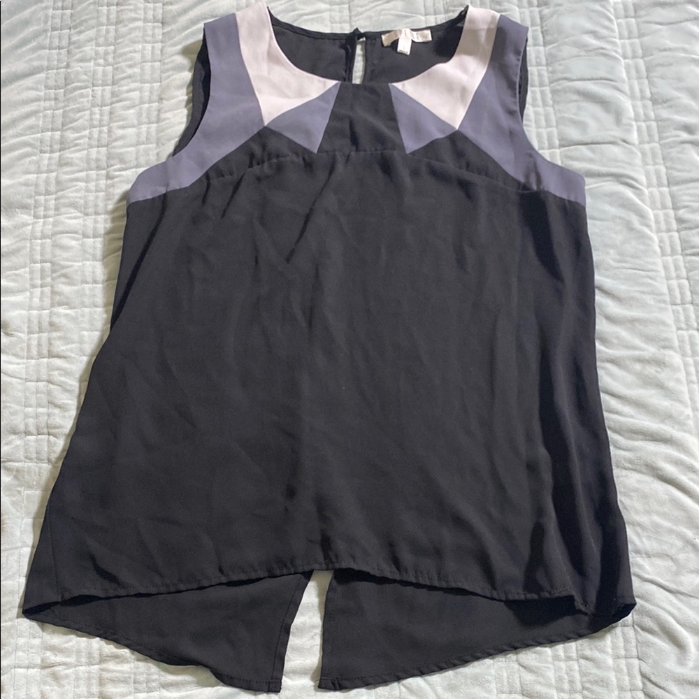 Women’s Size M Black and Gray Sleeveless Top